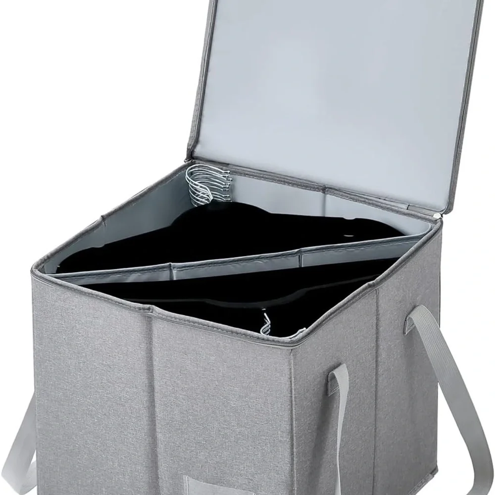 Gray Storage Organizer for hangers